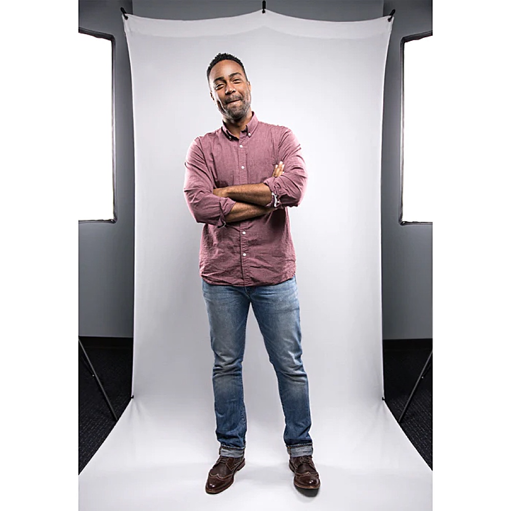1673362527_543 Westcott X Drop Wrinkle Resistant Backdrop - High Key White Sweep (152 x 366 cm)