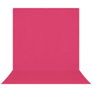 1674030797_545 The Westcott X Drop Pro Wrinkle-Resistant Backdrop - Dark Pink Sweep (2.4 x 4 m) is a seamless backdrop with a curved bottom edge, ideal for photography or videography.