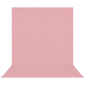 1674031148_219 Westcott X Drop Pro Wrinkle-Resistant Backdrop in Light Pink Sweep (2,4 x 4 m) -taustakuvassa on pehmeän vaaleanpunaisen sävyinen saumaton muotoilu, joka ulottuu sujuvasti pystysuorasta vaakasuoraan, jotta taustan siirtyminen on virheetöntä.
