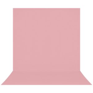1674031148_219 Westcott X Drop Pro Wrinkle-Resistant Backdrop in Light Pink Sweep (2,4 x 4 m) -taustakuvassa on pehmeän vaaleanpunaisen sävyinen saumaton muotoilu, joka ulottuu sujuvasti pystysuorasta vaakasuoraan, jotta taustan siirtyminen on virheetöntä.