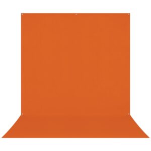 1674033916_301 Westcott X Drop Pro Wrinkle-Resistant Backdrop in Tiger Orange Sweep (2,4 x 4 m) luo saumattoman, jatkuvan oranssin pinnan seinästä lattiaan, ihanteellinen tasaiseen valokuvaukseen tai näyttelytaustoihin.