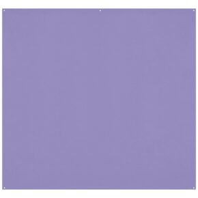 1674036949_108 The Westcott X Drop Pro Wrinkle-Resistant Backdrop in light purple (2,4 x 2,4 m) is lavender in colour, with small metal grommets in each corner and one in the middle at the top for easy hanging.
