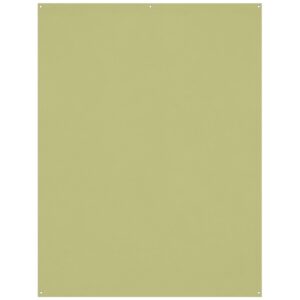 1674048774_466 Westcott X Drop Wrinkle-Resistant Backdrop Moss Green (1.5 x 2.1 m) is a large, smooth, rectangular panel with small metal grommets in each corner and one in the middle at the top.