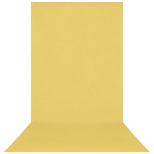 1674050497_393 Westcott X Drop Wrinkle Resistant Backdrop - Canary Yellow Sweep (152 x 366 cm) on sileä keltainen pinta, joka on ihanteellinen valokuva- tai videokuvauksiin, ja se siirtyy saumattomasti pystysuorasta vaakasuoraan neljän pienen reiän avulla yläreunassa ja kulmissa.