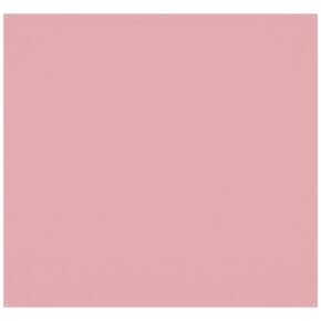 Westcott X Drop Pro Wrinkle-Resistant Backdrop, pink (2.4 x 2.4 m) is a rectangular backdrop with metal grommets in each corner and one in the middle at the top, shown against a white background.