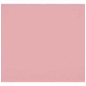 1674117193_604 Westcott X Drop Pro Wrinkle-Resistant Backdrop, vaaleanpunainen (2,4 x 2,4 m) on suorakaiteen muotoinen tausta, jossa on metalliset läpiviennit jokaisessa kulmassa ja yksi keskellä ylhäällä, kuvassa valkoista taustaa vasten.