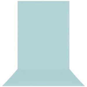 1674557897_264 Westcott X Drop Wrinkle Resistant Backdrop pastellinsininen Sweep (152 x 366 cm) tarjoaa saumattoman, pehmeän siirtymän pystysuorasta vaakasuoraan, ja sen yläreunassa on kolme pientä kiinnitysreikää, jotka ovat ihanteellisia ammattimaiseen valokuvaukseen.