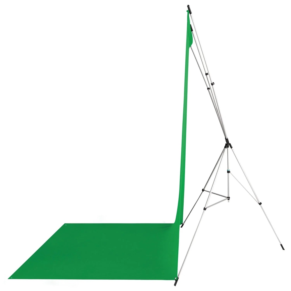 Westcott X Drop Wrinkle Resistant Backdrop Kit - Green Screen Sweep (1,5m x 3,7m)