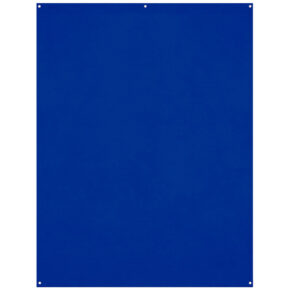 1713353538_620 Westcott X Drop Wrinkle-Resistant Backdrop Royal Blue/Chroma Key Blue (1.5 x 2.1 m) is a solid rectangular panel with four small round holes at the corners and one at the top, all with a flat, evenly coloured surface.