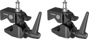The SmallRig 5318 Crab-Shaped Clamp Kit includes two black metal clamps with adjustable levers and clamping screws, shown side by side on a light background.