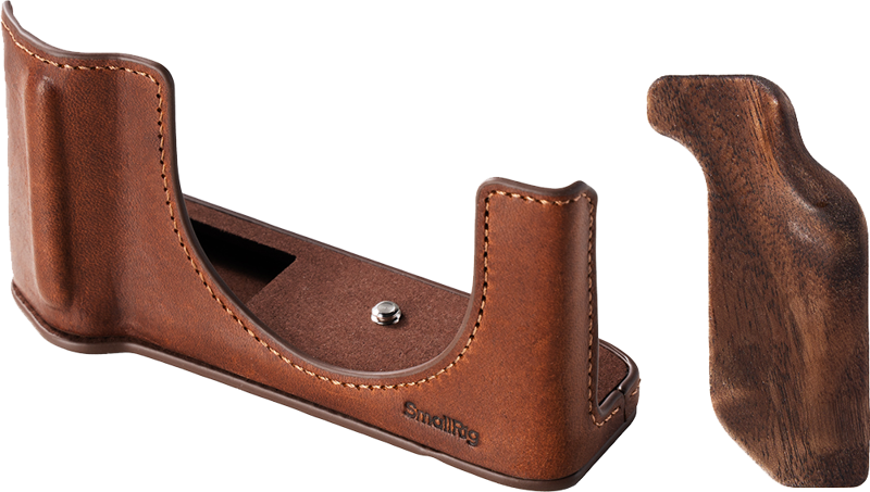 800q-02_132781 SmallRig 5268 Leather Case Kit for FUJIFILM GFX100RF Brown