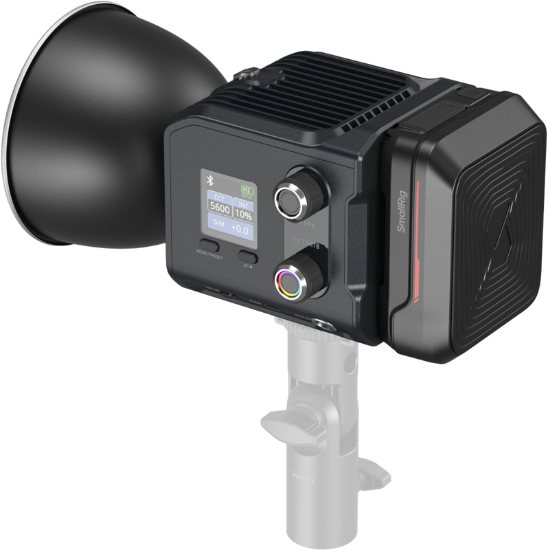 SmallRig 5383 RC 100C COB LED Video Light Kit Ink Blue / With Battery Grip Handle -LED-videovalo