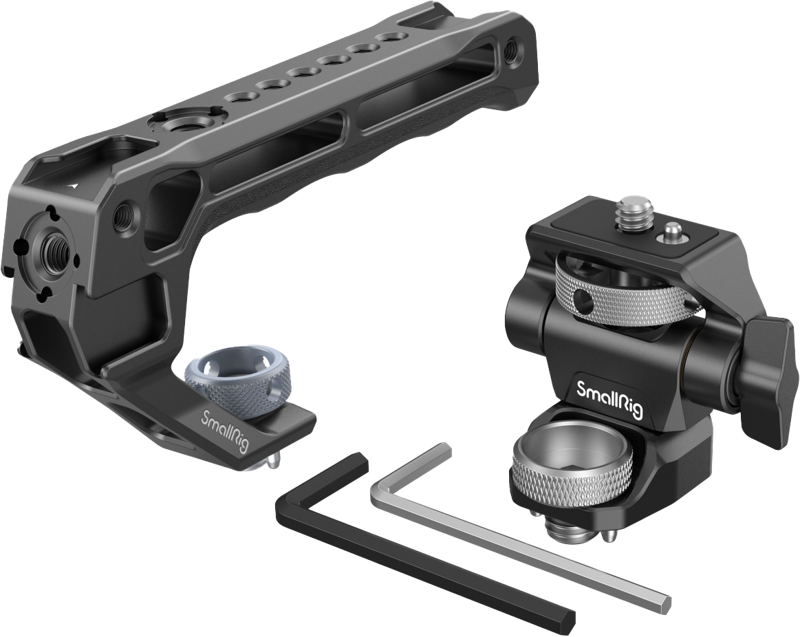 800q-03_131321 SmallRig 5323 Top Handle kit with Monitor Support Kit