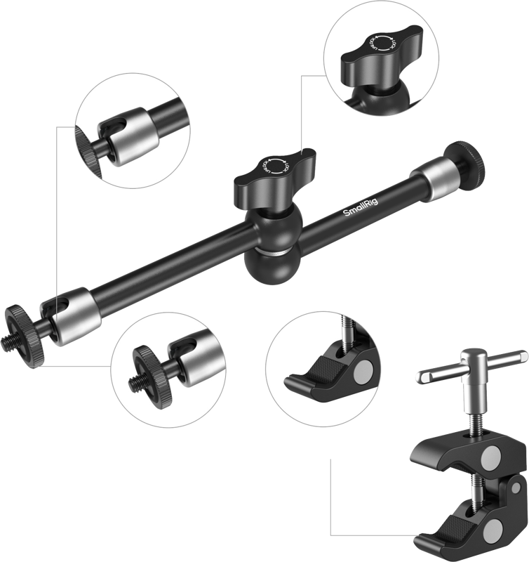 800q-03_132677 SmallRig 5326 Crab-Shaped Clamp for Phones 9.8"