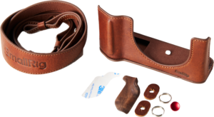800q-03_132781 SmallRig 5268 Leather Case Kit for FUJIFILM GFX100RF Brown