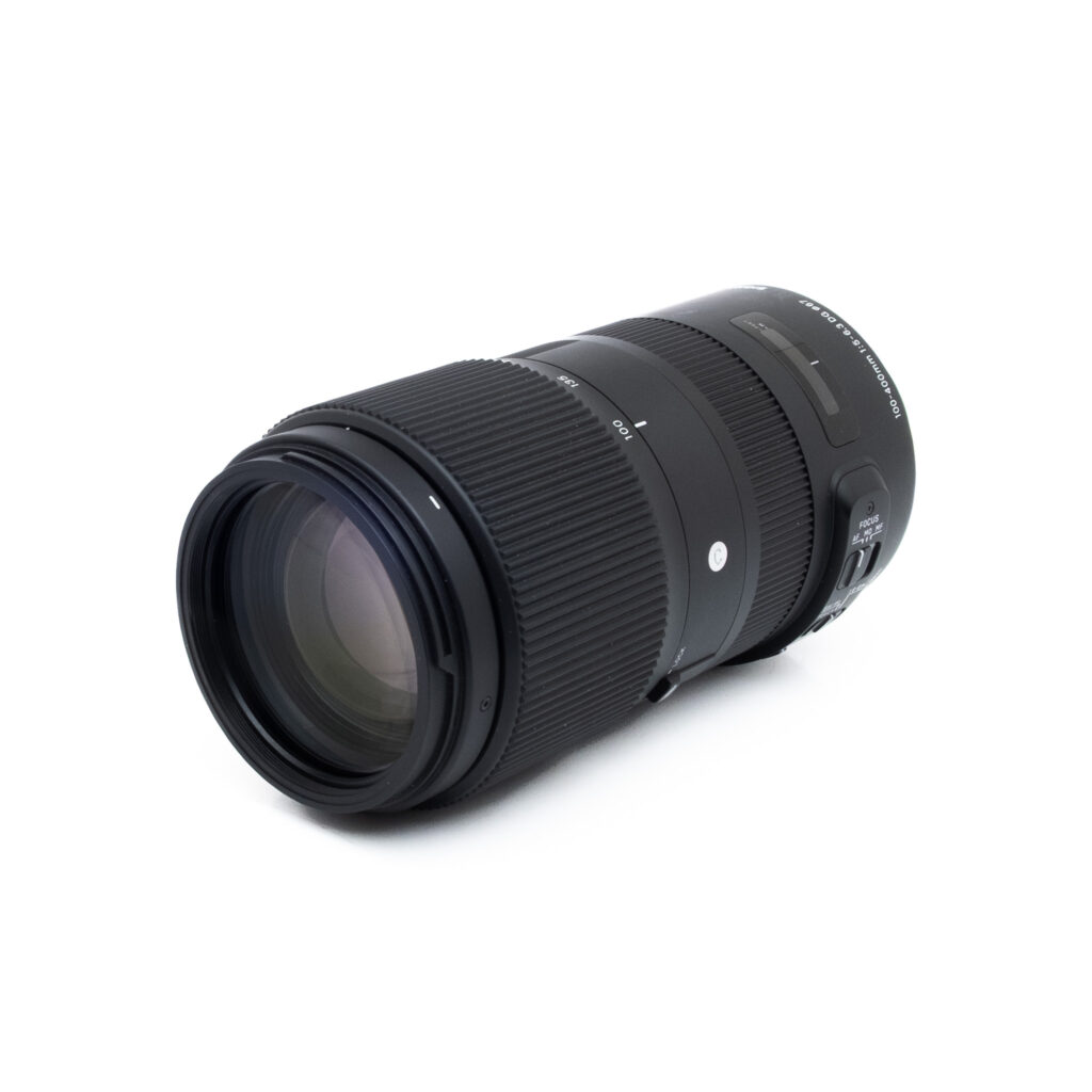 Sigma 100-400mm f5-63 DG Nikon-2 Sigma 100-400mm f/5-6.3 C DG OS Nikon F - Käytetty