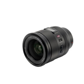 1744811346_026 Viltrox AF 35mm F/1.2 LAB lens for Sony FE with focus and zoom rings, AF/MF switch and lens details in a barrel, shot against a white background.