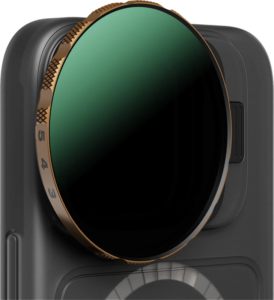 800q-02_131147 PolarPro Kit - LiteChaser iPhone 16 Pro Base Case Black + VND 3-5 Filter