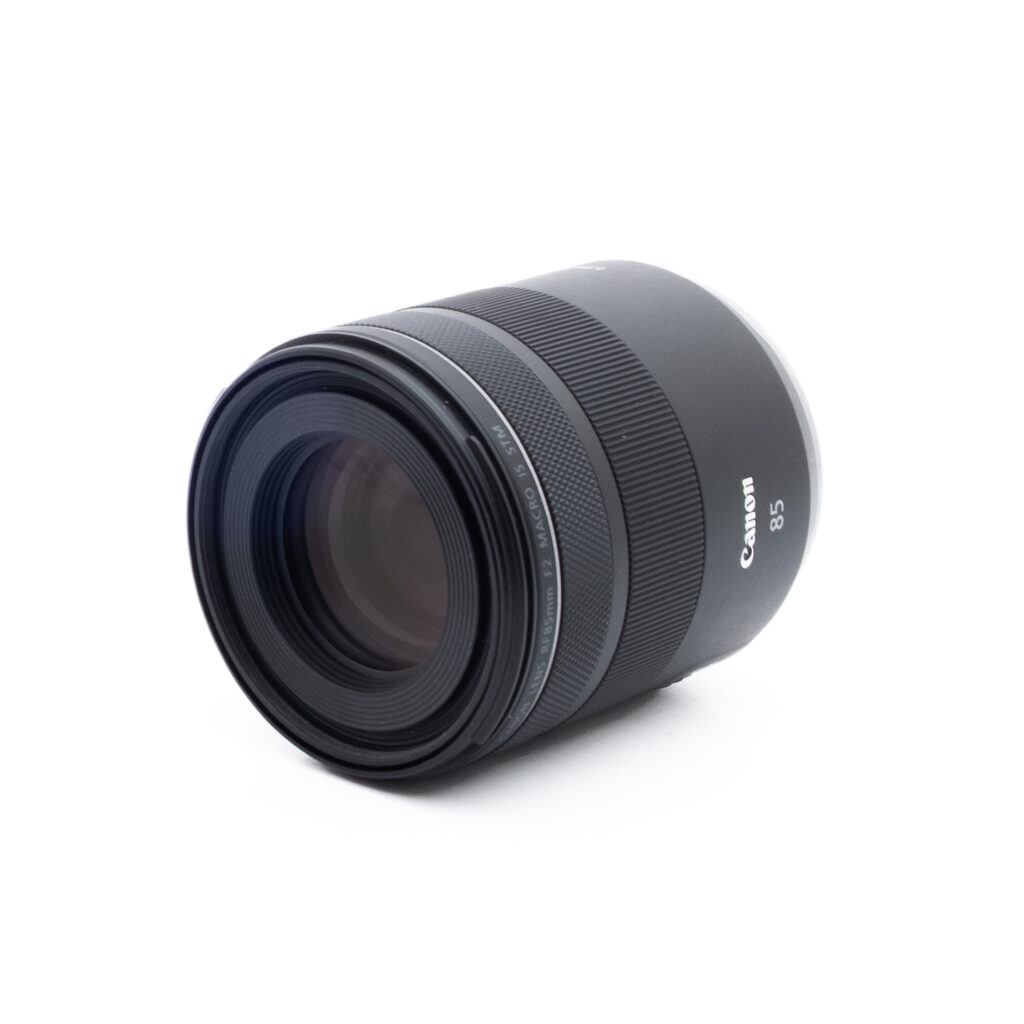 Canon RF 85mm f2 Macro IS STM-2 Canon RF 85mm f/2 Macro IS STM (takuu 6kk) – Käytetty