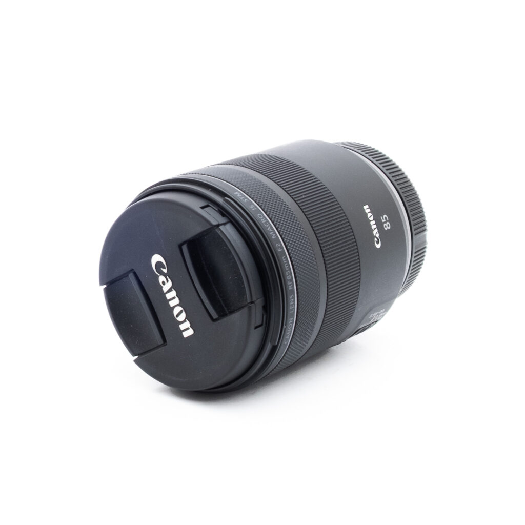 Canon RF 85mm f2 Macro IS STM-3 Canon RF 85mm f/2 Macro IS STM (takuu 6kk) – Käytetty