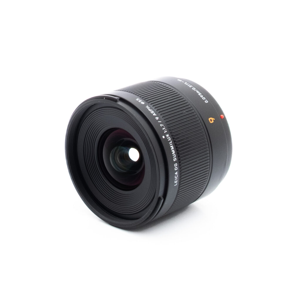 Lumix 9mm f17 Summilux-2 Panasonic Leica DG Summilux 9mm f/1.7 Asph. (Kunto K5, takuu 6kk) - Käytetty