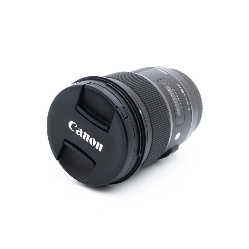 Sigma 50mm f14 DG Canon-3 Sigma Art 50mm f/1.4 DG Canon EF - Käytetty