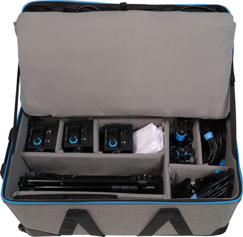 800q-004_128419 Nanlite PavoSlim 60B LED Panel 3-Light Kit With Stand
