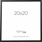 Focus Rock Black 20x20