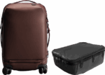 Peak Design Roller Pro Carry-On + Camera Cube V2 X-large, punainen