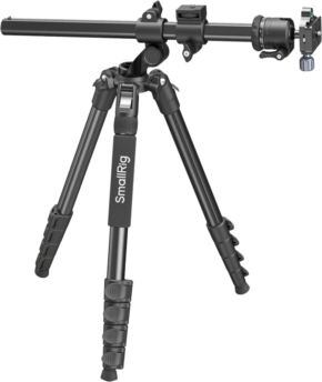 800q-01_133459 The SmallRig 5290 Professional Overhead Camera Tripod CT25 is a black, adjustable tripod with extendable legs and a horizontal centre column, designed for mounting cameras in a variety of photographic or video shooting settings.