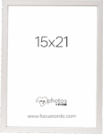 Focus Rock White 15x21