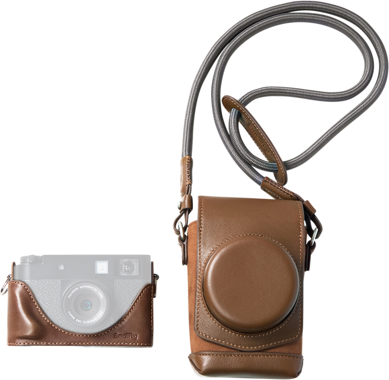 800q-02_133471 SmallRig 5218 Leather Case Kit for Fujifilm X Half Brown