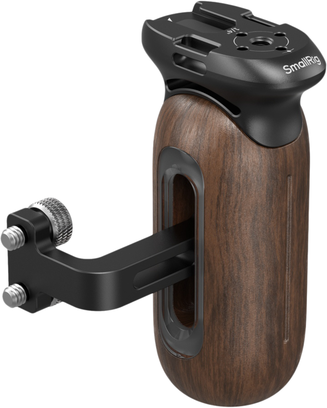 800q-02_133557 SmallRig 5237 Wooden Side Handle with 1/4"-20 Screw