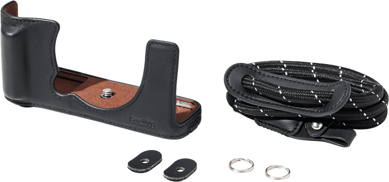 800q-02_133699 SmallRig 5450 Leather Case Kit for FUJIFILM X-E5 Black