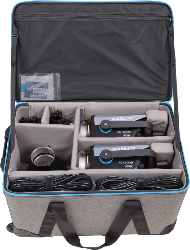 800q-03_128422 Nanlite FC-300B 2-Light Trolley Case Kit