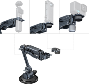 800q-03_132859 SmallRig 5123 Mini Shock Absorber Arm for DJI Osmo Pocket 3 / GoPro HERO13 / Insta360 X4
