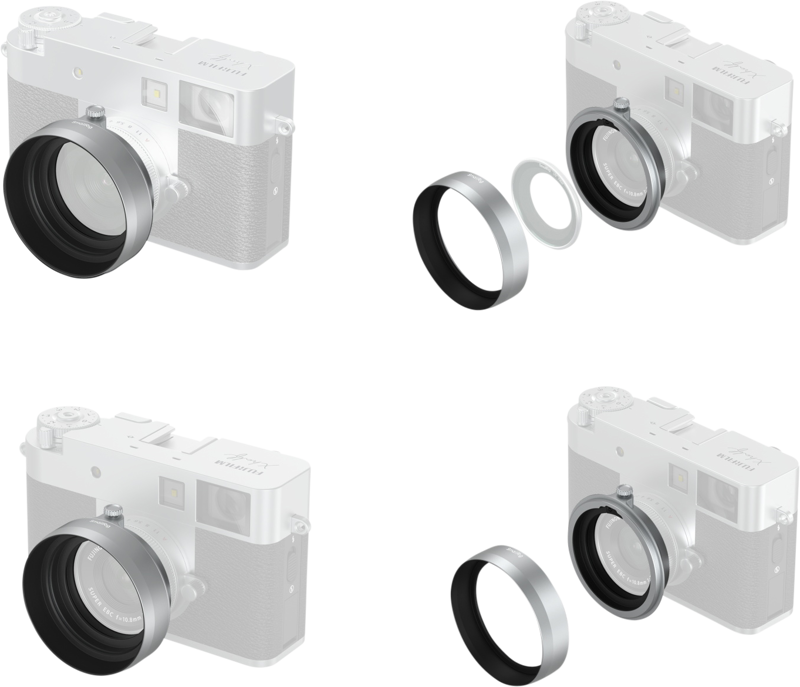 800q-03_133460 SmallRig 5393 Lens Hood for Fujifilm X half (Silver) –vastavalosuoja