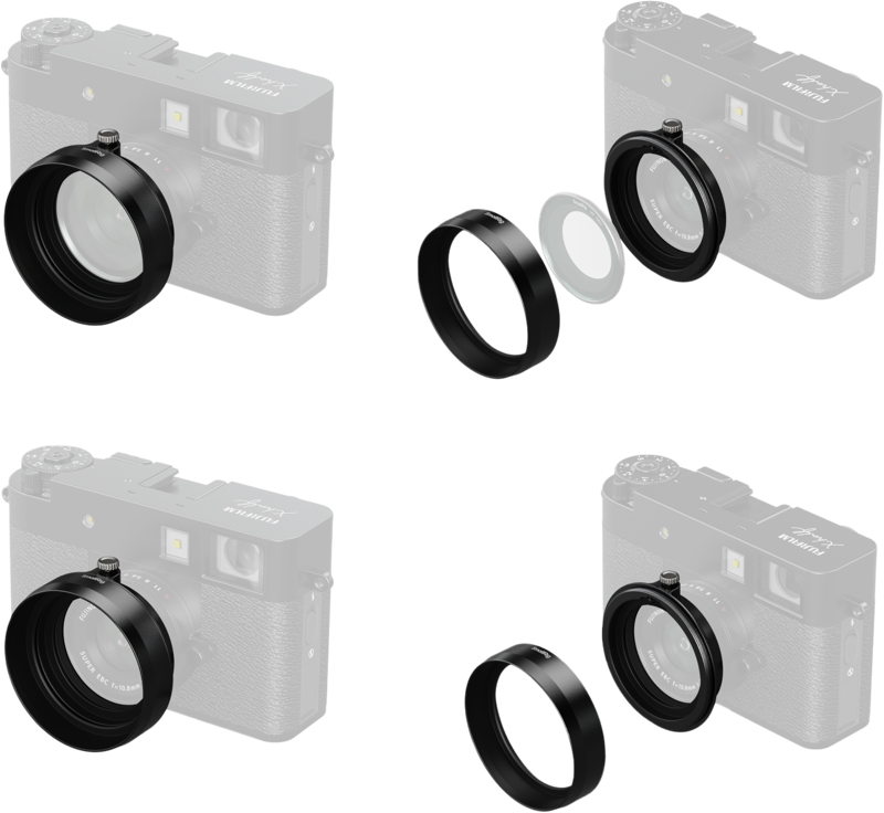 800q-03_133461 SmallRig 5215 Lens Hood for FUJIFILM X half Black