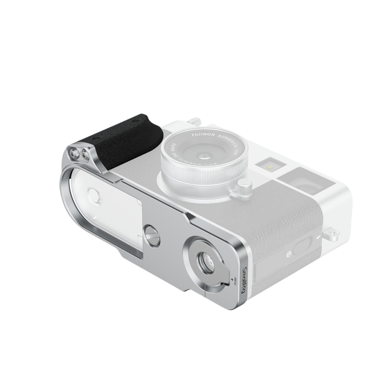 800q-03_133474 SmallRig 5216 L-Shaped Mount Plate with Silicone Handle for FUJIFILM X half Silver