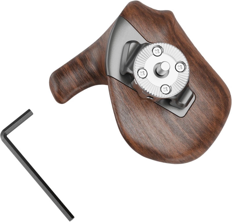 800q-03_133655 SmallRig 5162 ImageGrip Series Wooden Handle with ARRI Rosette (Left Side)