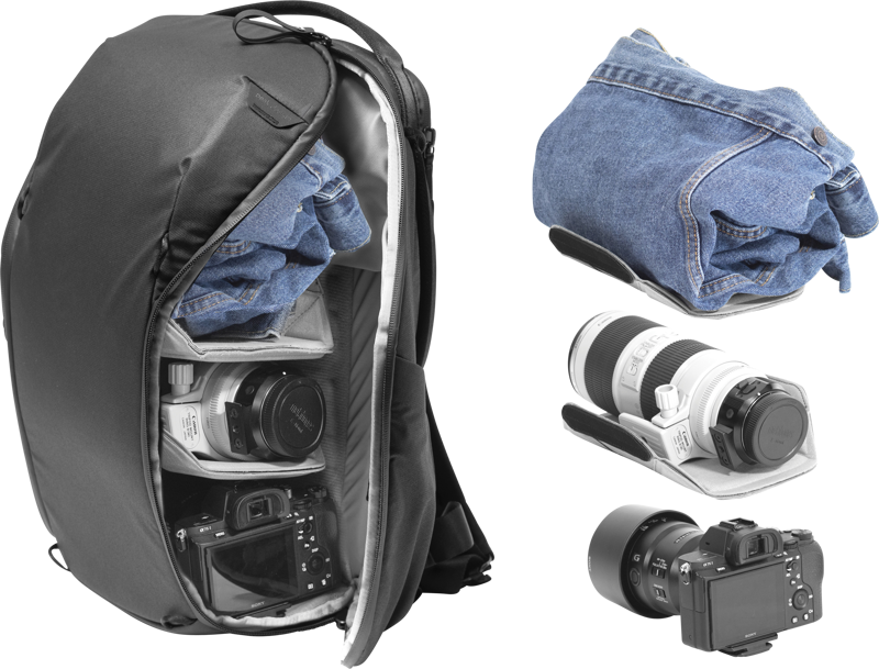 800q-04_123310 Peak Design Everyday Backpack 20L Zip V2 // Black