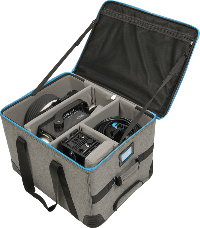 800q-04_128035 Nanlite Forza 500B II Bicolor & Nanlite FL-20G Kit in trolly case