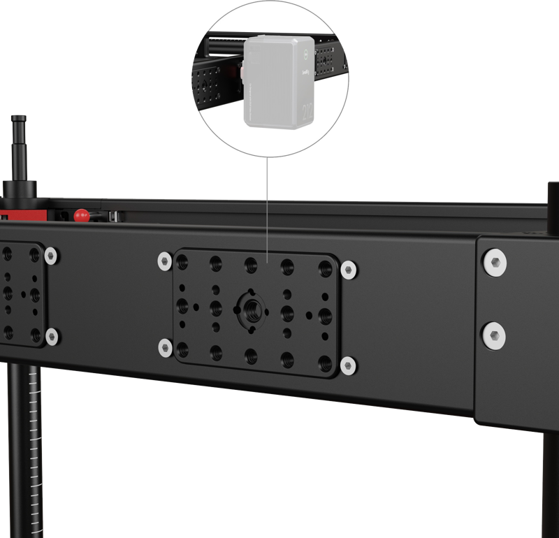 800q-04_133648 SmallRig 4573 36" Lightweight Video Production Camera Cart