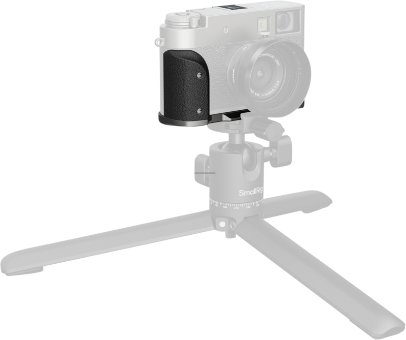 800q-05_133473 SmallRig 5217 L-Shaped Mount Plate with Silicone Handle for FUJIFILM X half Charcoal Silver