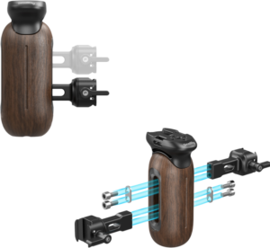 800q-05_133555 SmallRig 5239 Wooden Side Handle with NATO Clamp