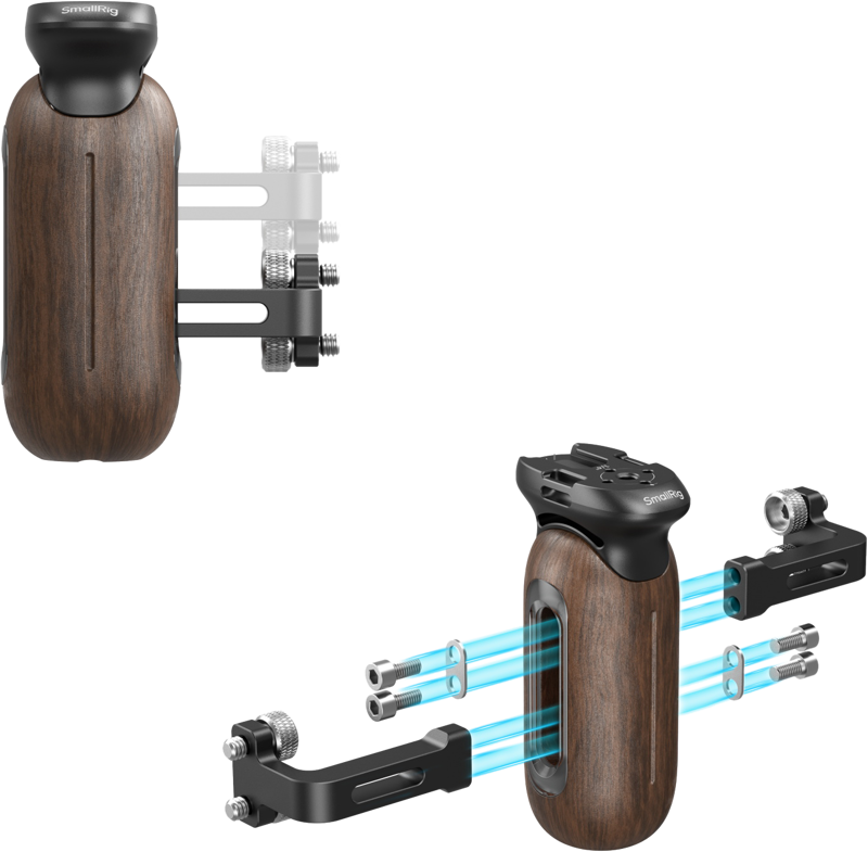 800q-05_133557 SmallRig 5237 Wooden Side Handle with 1/4"-20 Screw