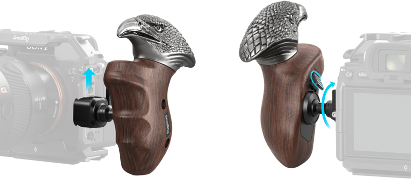800q-05_133657 SmallRig 4817 ImageGrip Series Eagle Handle with NATO Clamp (Left Side)