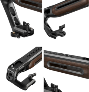 800q-05_133694 SmallRig 5251 Wooden Top Handle with NATO Clamp