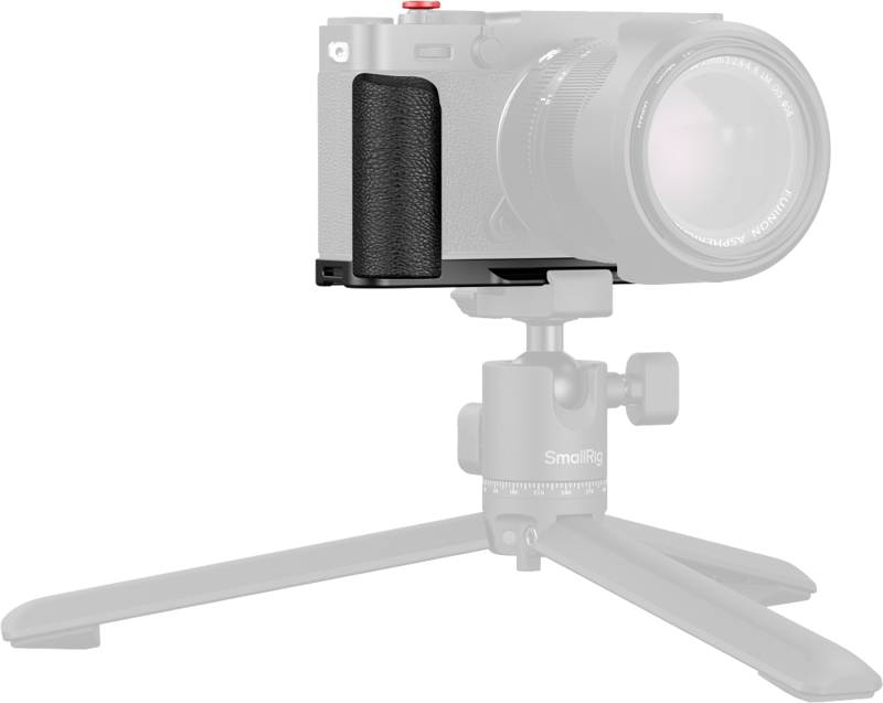 800q-05_133701 SmallRig 5448 L-Shaped Mount Plate with Silicone Handle for FUJIFILM X-E5 Black