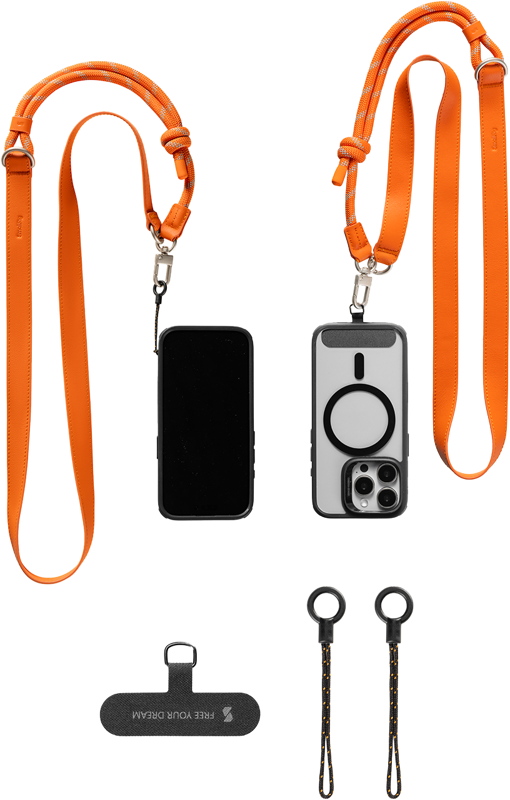 800q-07_133131 SmallRig 5300 FilMov Phone Strap Orange – puhelinkantohihna